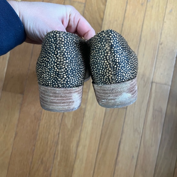 Madewell Asymmetrical Shoes in Spotty Calf-hair - Picture 6 of 6